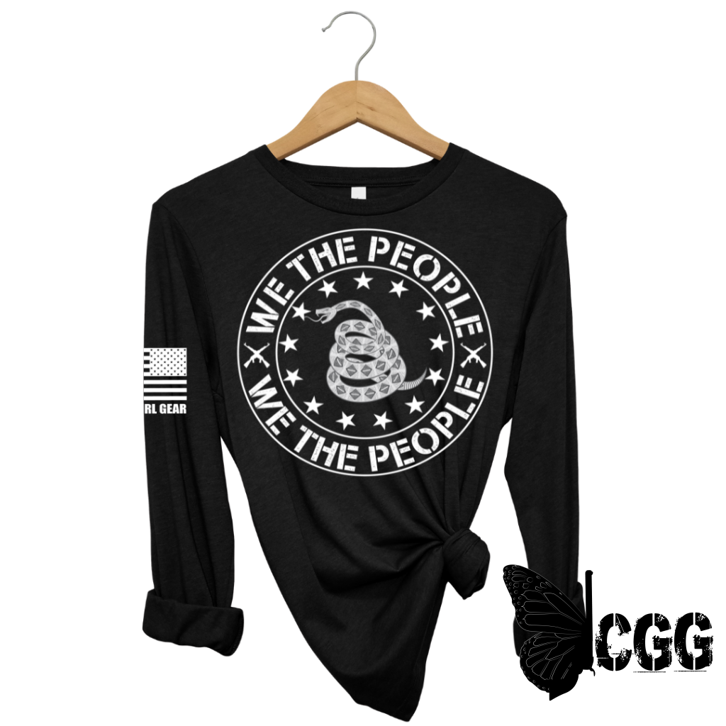 We The People Long Sleeve Black / Xs