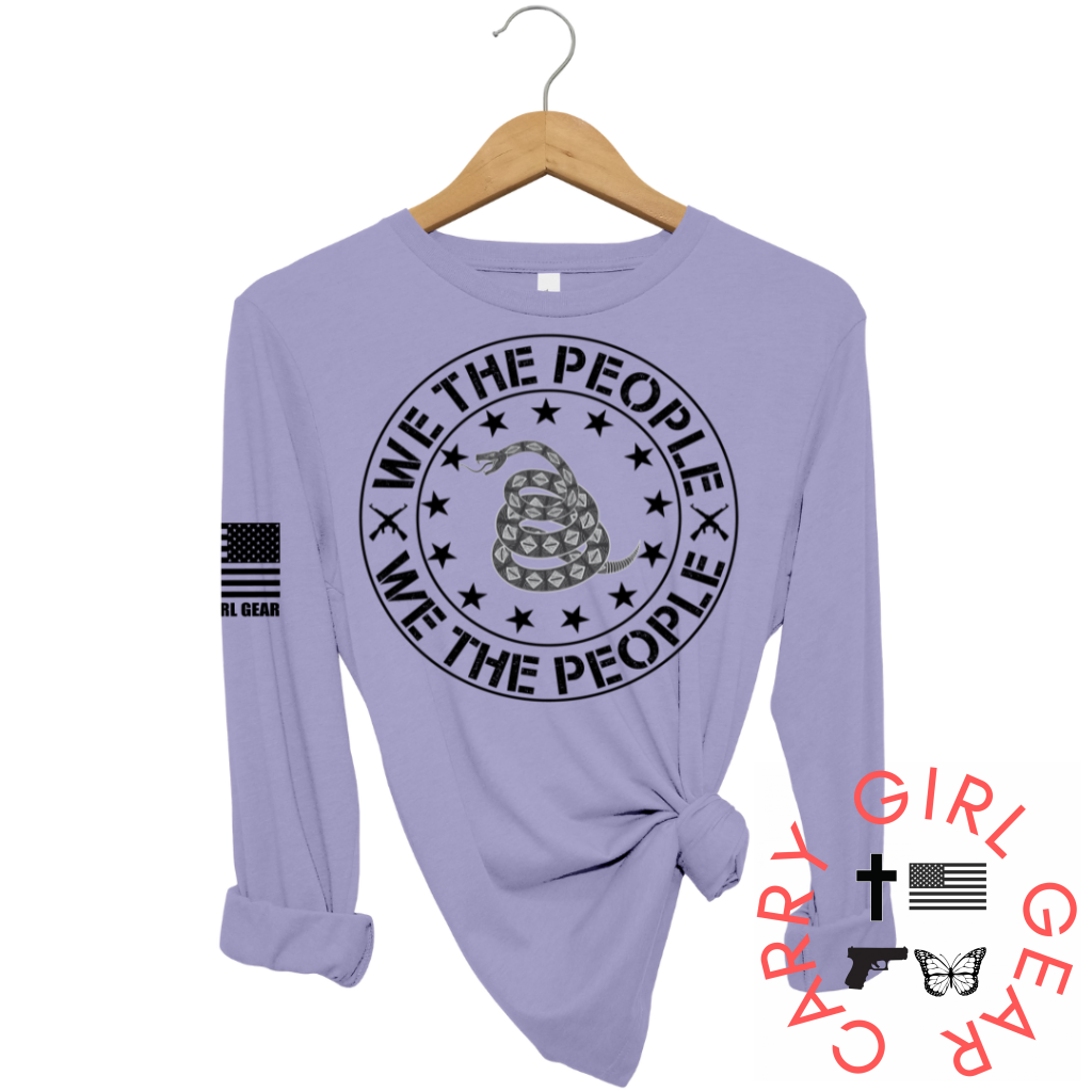 We The People Long Sleeve Lavender / Xs