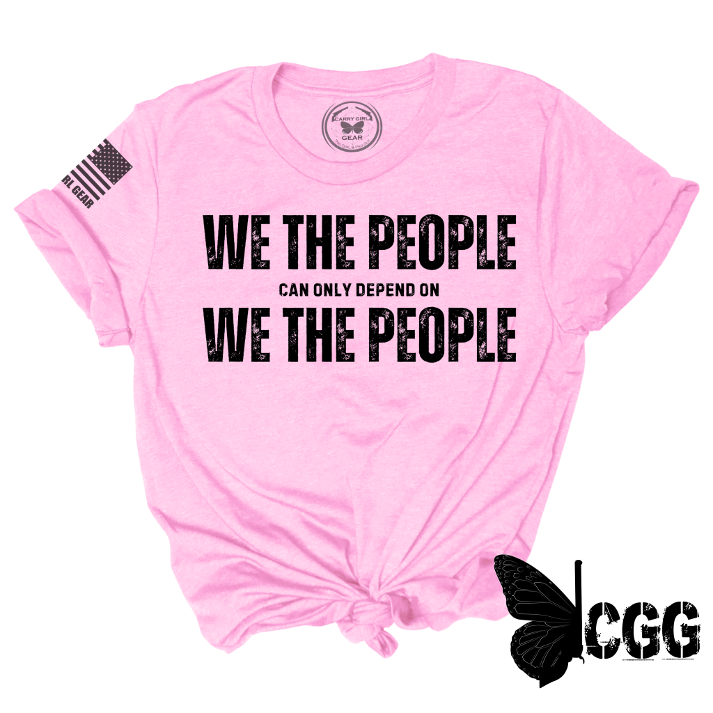 We The People Tee Xs / Blue Unisex Cut Cgg Perfect