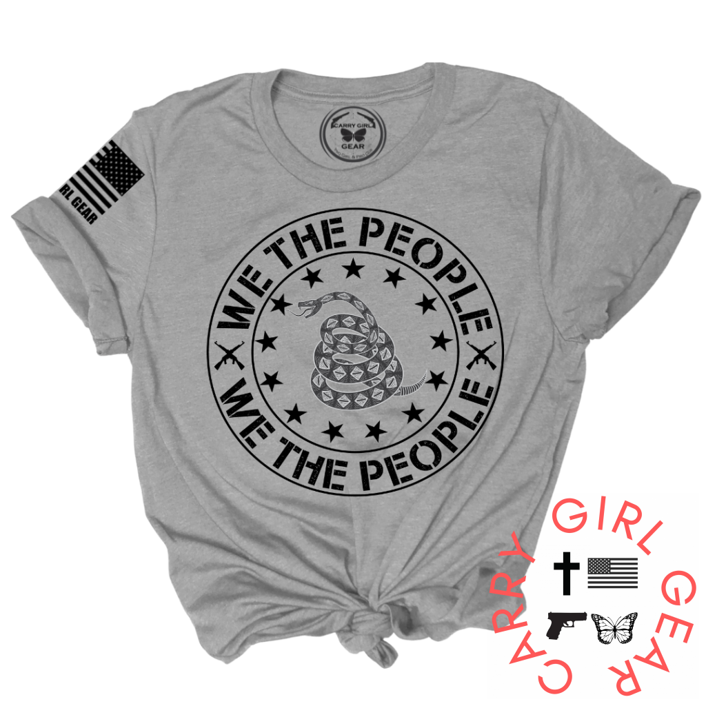 We The People Tee Xs / Steel Unisex Cut Cgg Perfect Tee