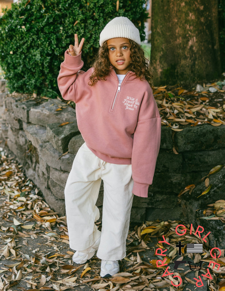 What a Friend in Jesus Kids Half-Zip 2T Kids Jacket