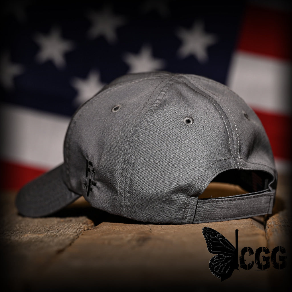 Wolf Grey Full Fabric American Flag Range Hat Hats