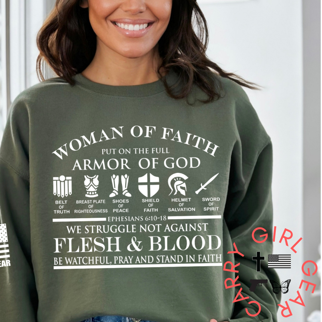 Woman Of Faith Hoodie & Sweatshirt / Mauve Xs