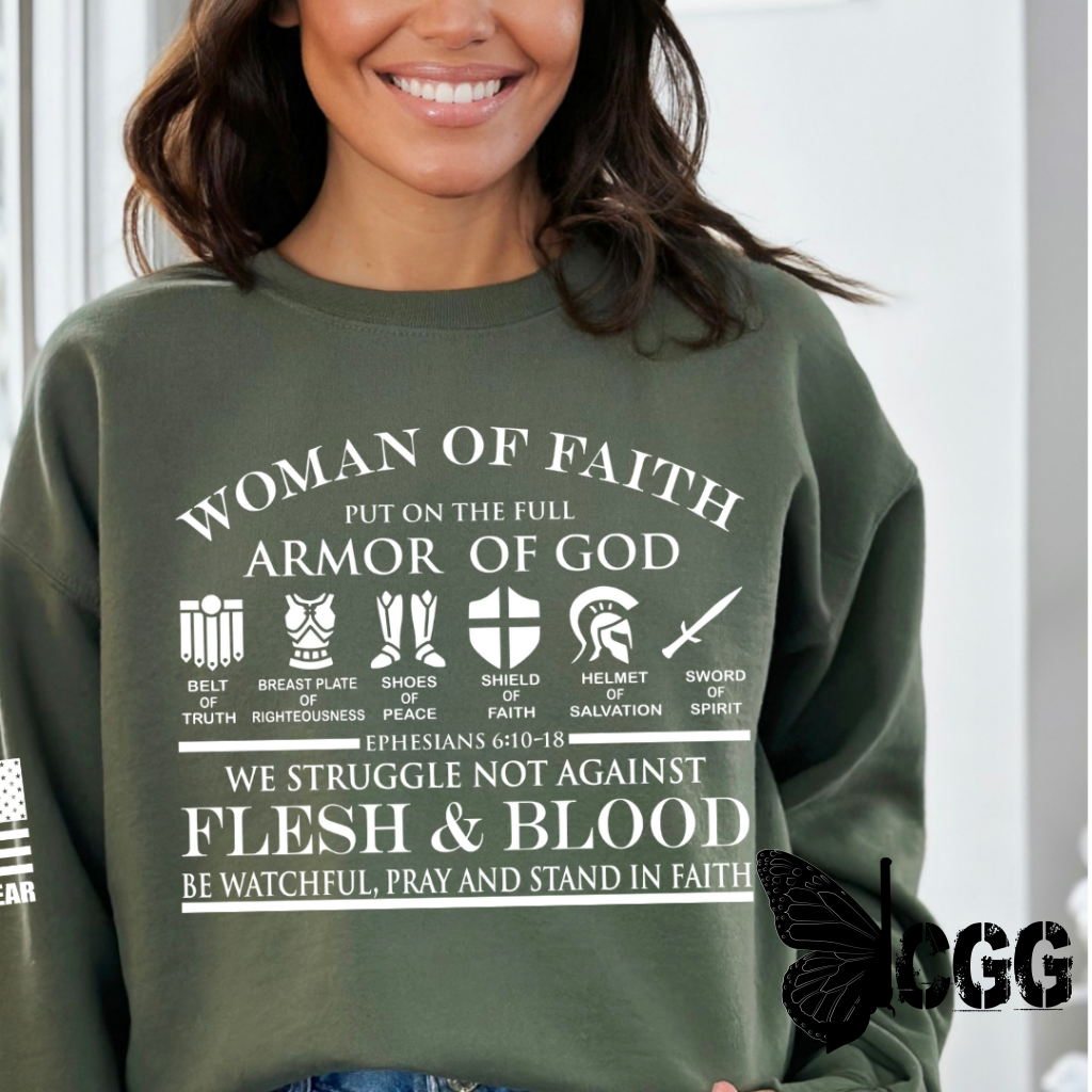 Woman Of Faith Hoodie & Sweatshirt / Mauve Xs