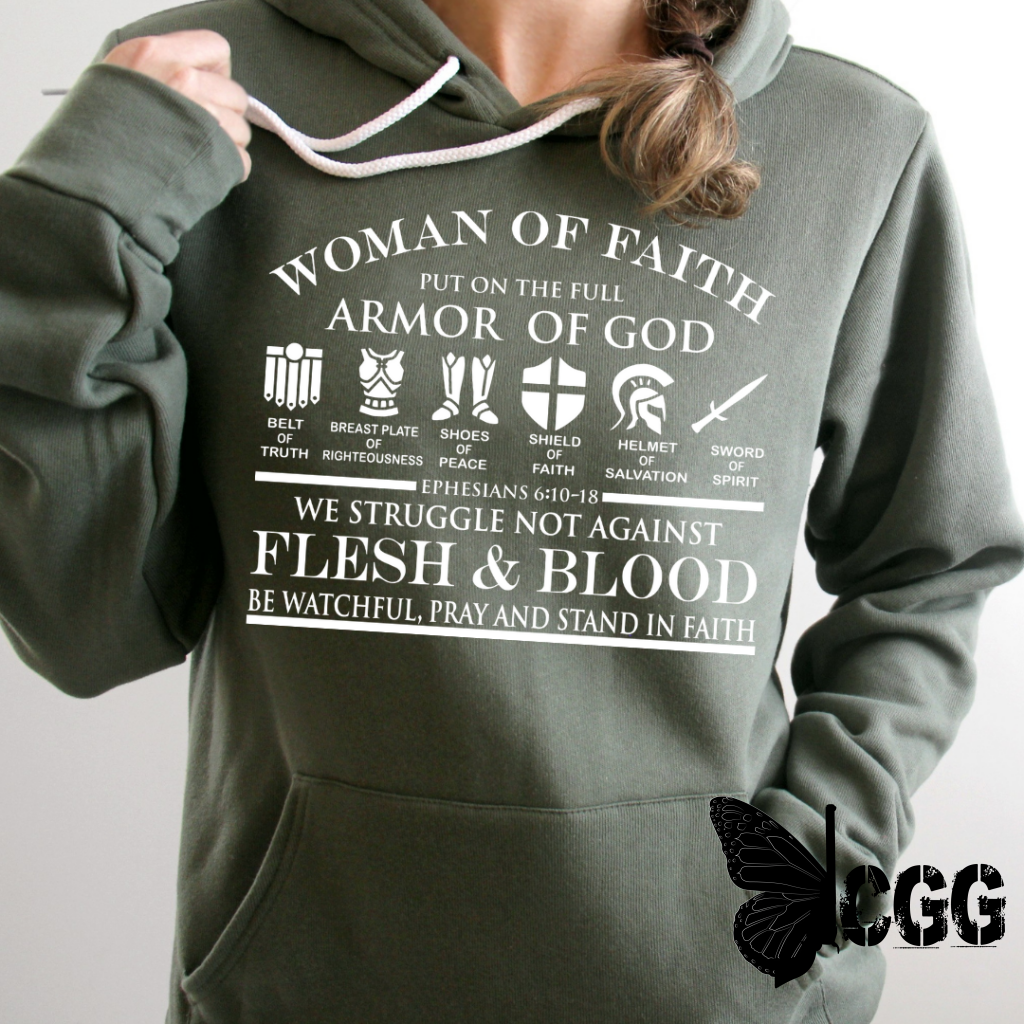 Woman Of Faith Hoodie & Sweatshirt / Mauve Xs
