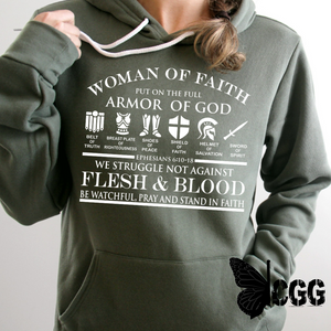 Woman Of Faith Hoodie & Sweatshirt Pullover / Mauve Xs