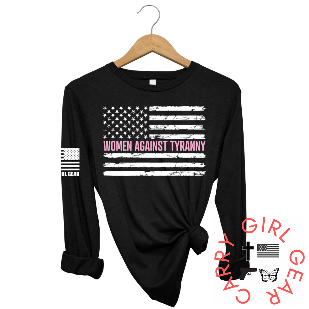 Women Against Tyranny Long Sleeve Black / Xs
