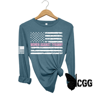 Women Against Tyranny Long Sleeve Deep Teal / Xs