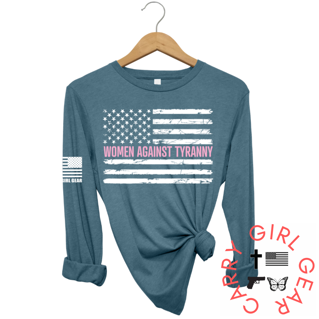 Women Against Tyranny Long Sleeve Deep Teal / Xs