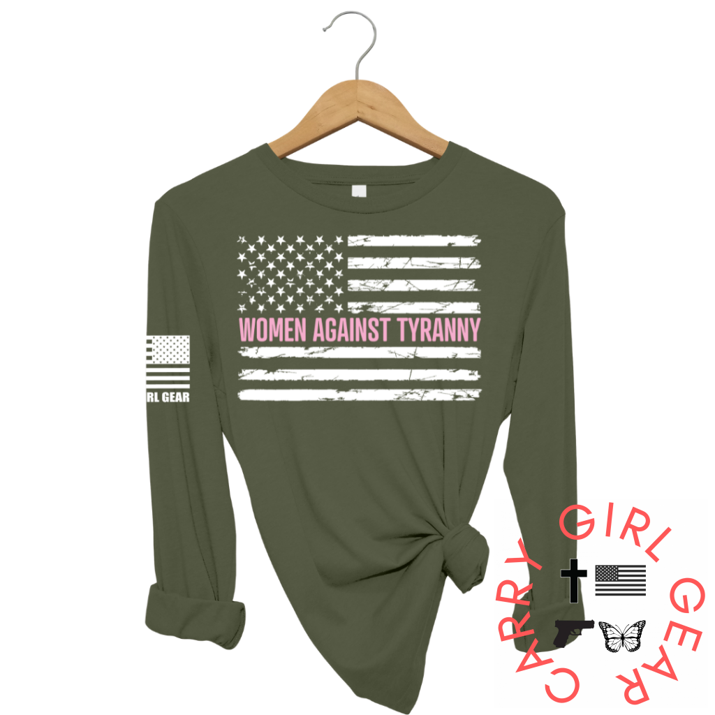Women Against Tyranny Long Sleeve Olive / Xs