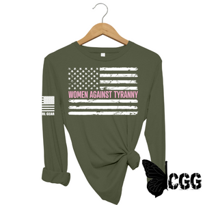 Women Against Tyranny Long Sleeve Olive / Xs