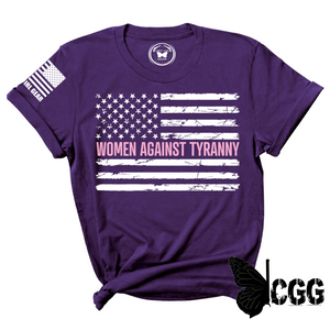Women Against Tyranny Tee Xs / Purple Unisex Cut Cgg Perfect Tee