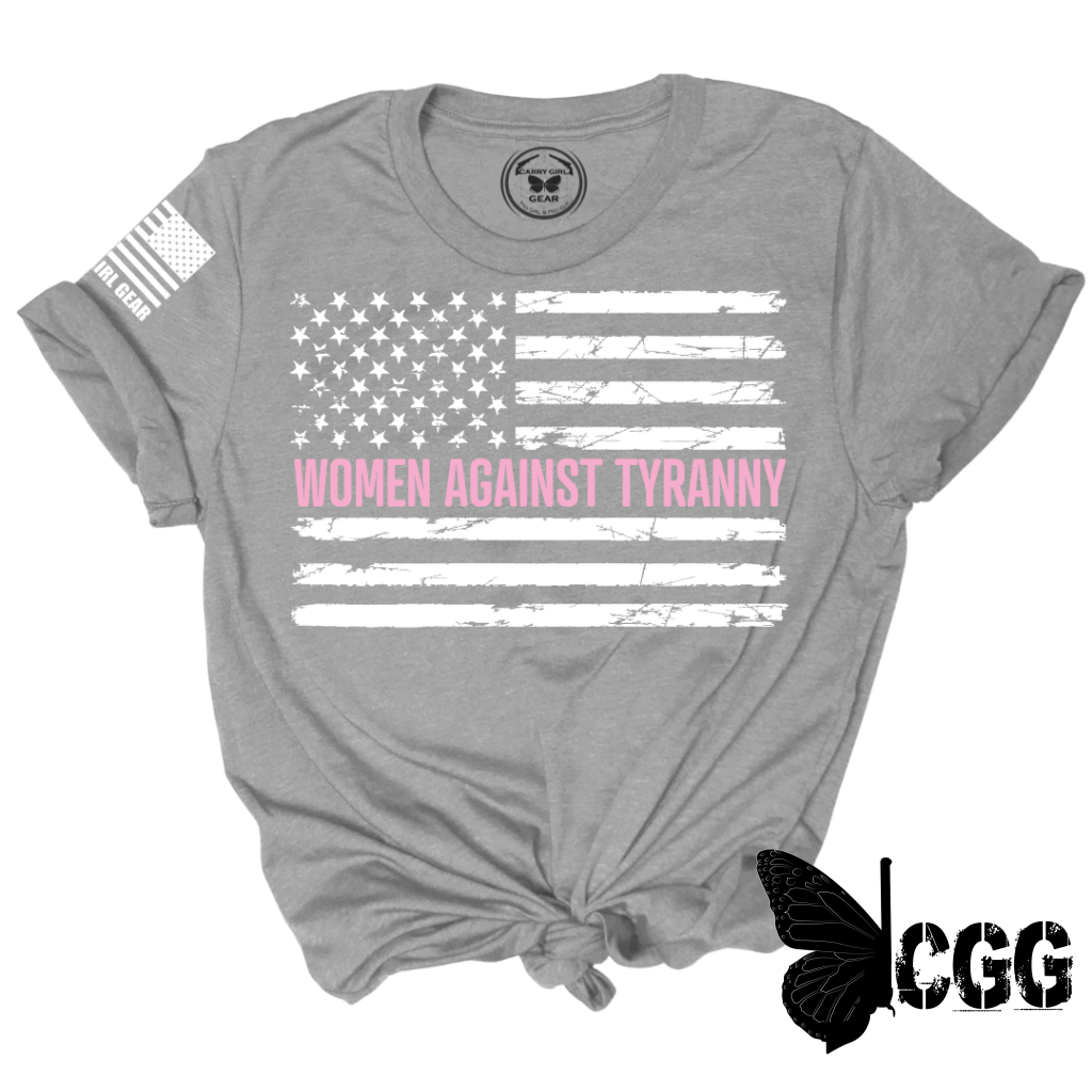 Women Against Tyranny Tee Xs / Steel Unisex Cut Cgg Perfect Tee