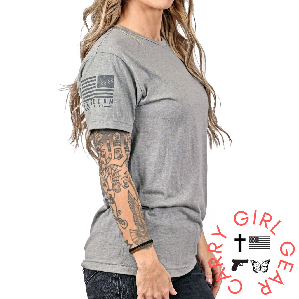 Women’s Boyfriend Fit Join Or Die Patriotic Tshirt T-Shirt
