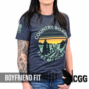 Women’s Country Roads Boyfriend Fit T-Shirt