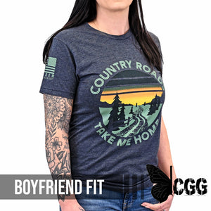 Women’s Country Roads Boyfriend Fit T-Shirt