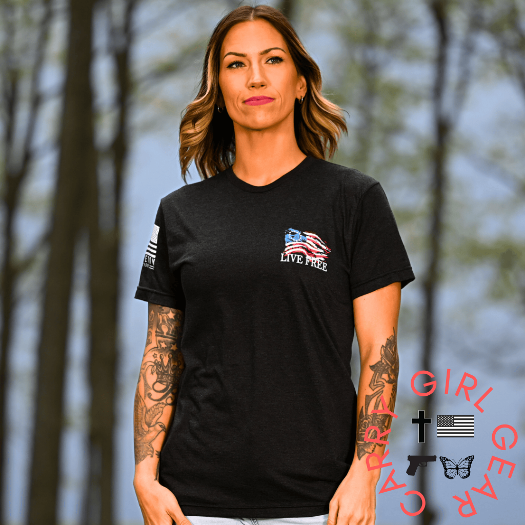 Women’s Dangerous Freedom Over Peaceful Slavery Patriotic Boyfriend Fit T-Shirt
