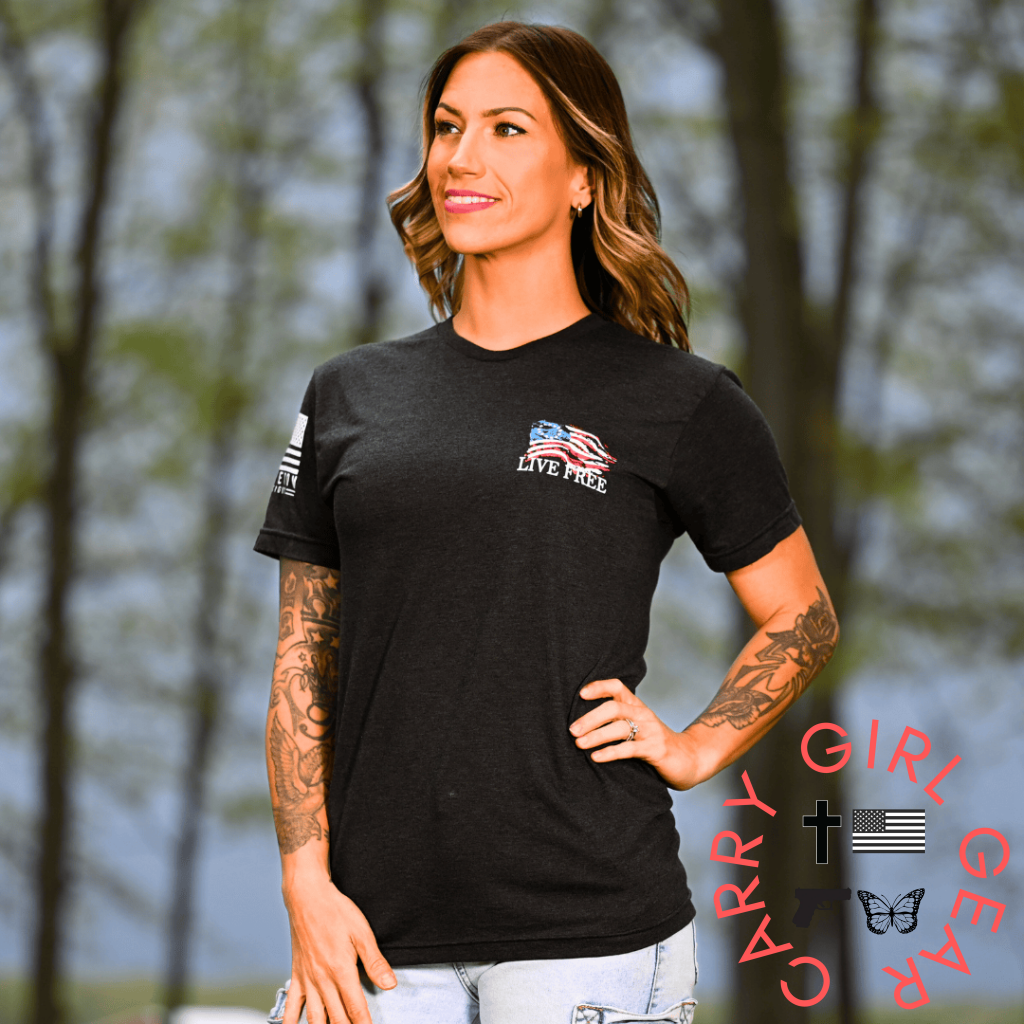 Women’s Dangerous Freedom Over Peaceful Slavery Patriotic Boyfriend Fit T-Shirt