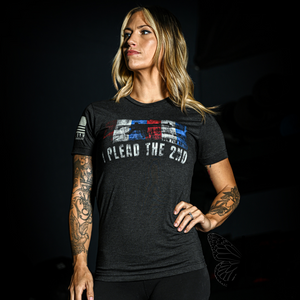 Women’s ’I Plead The 2Nd’ Boyfriend Fit T-Shirt By Pew Nation Xs