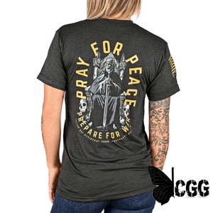 Women’s Pray For Peace | Prepare War Boyfriend Fit T-Shirt