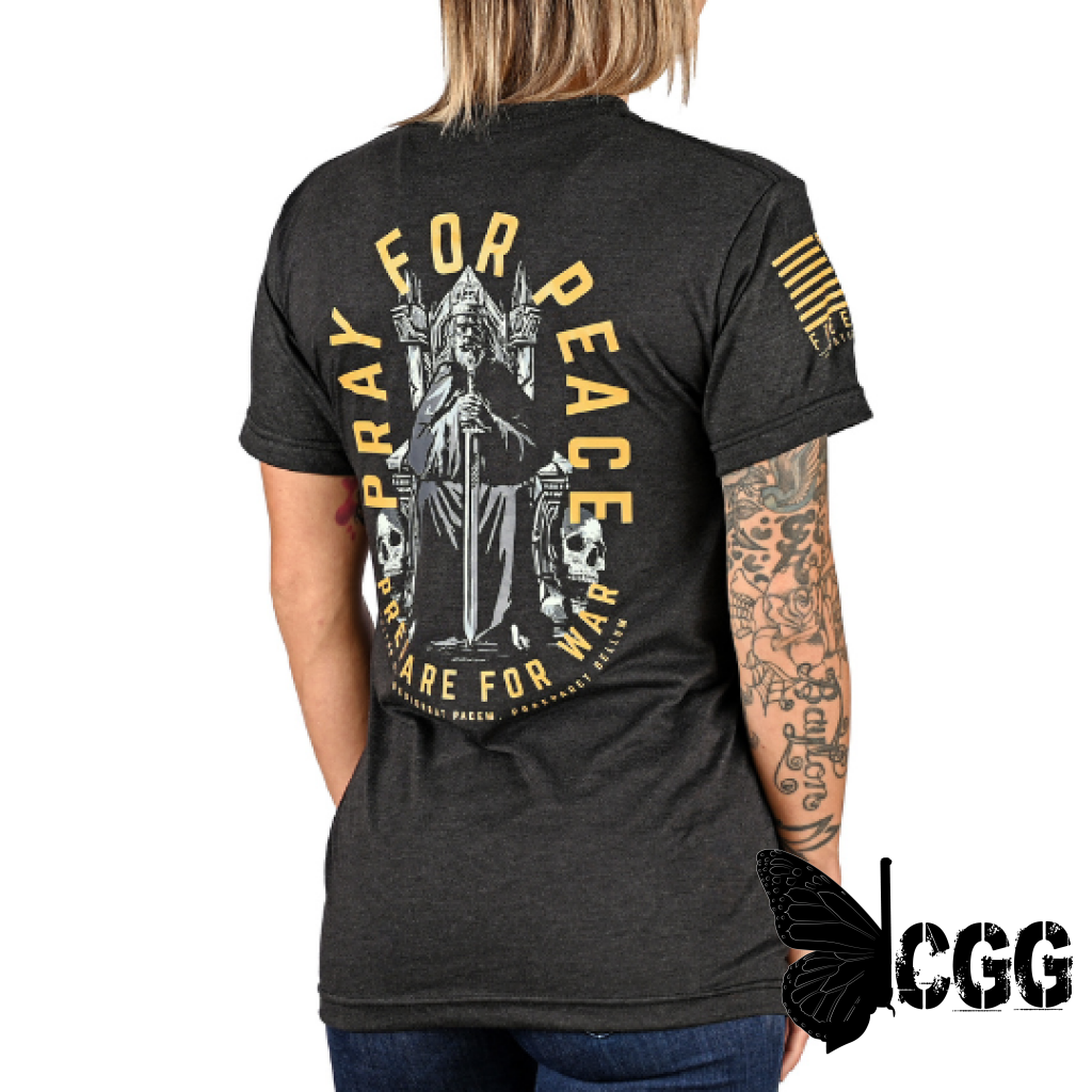 Women’s Pray For Peace | Prepare War Boyfriend Fit T-Shirt