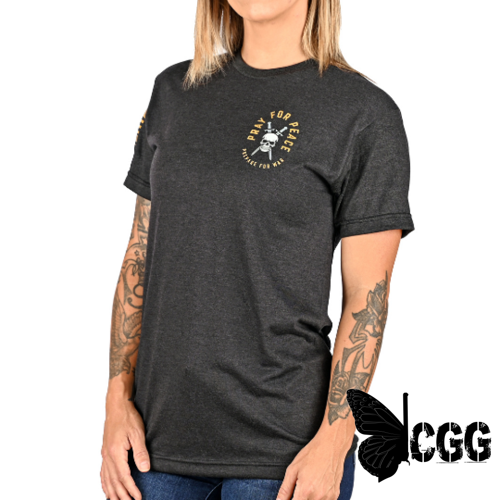 Women’s Pray For Peace | Prepare War Boyfriend Fit T-Shirt