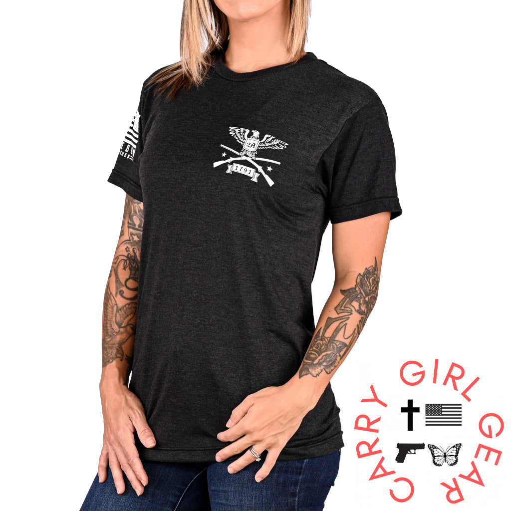 Women’s Shall Not Be Infringed 2A Boyfriend Fit T-Shirt T-Shirt