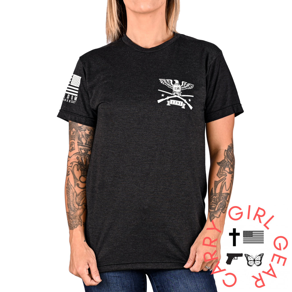 Women’s Shall Not Be Infringed 2A Boyfriend Fit T-Shirt T-Shirt