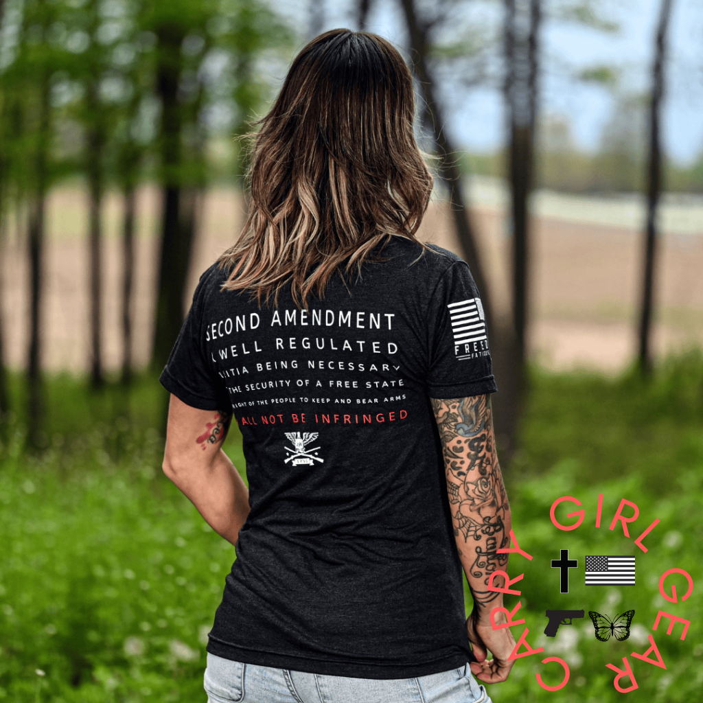 Women’s Shall Not Be Infringed 2A Boyfriend Fit T-Shirt T-Shirt