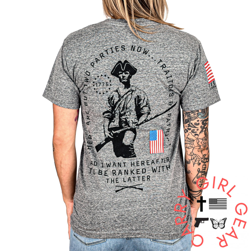 Women’s Traitors & Patriots Boyfriend Fit T-Shirt T-Shirt
