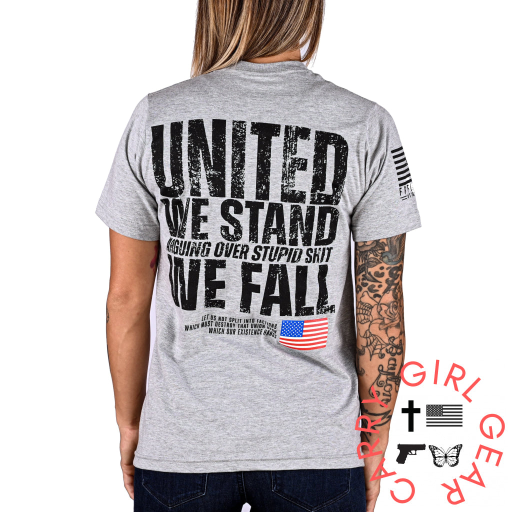 Women’s United We Stand Patriotic Boyfriend Fit T-Shirt