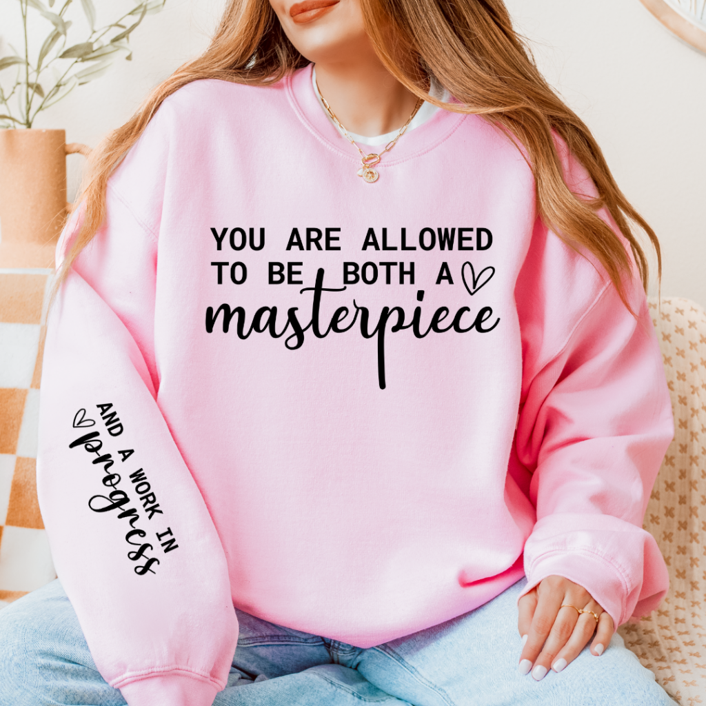 WORK IN PROGRESS SWEATSHIRT SM / PINK Sweatshirt