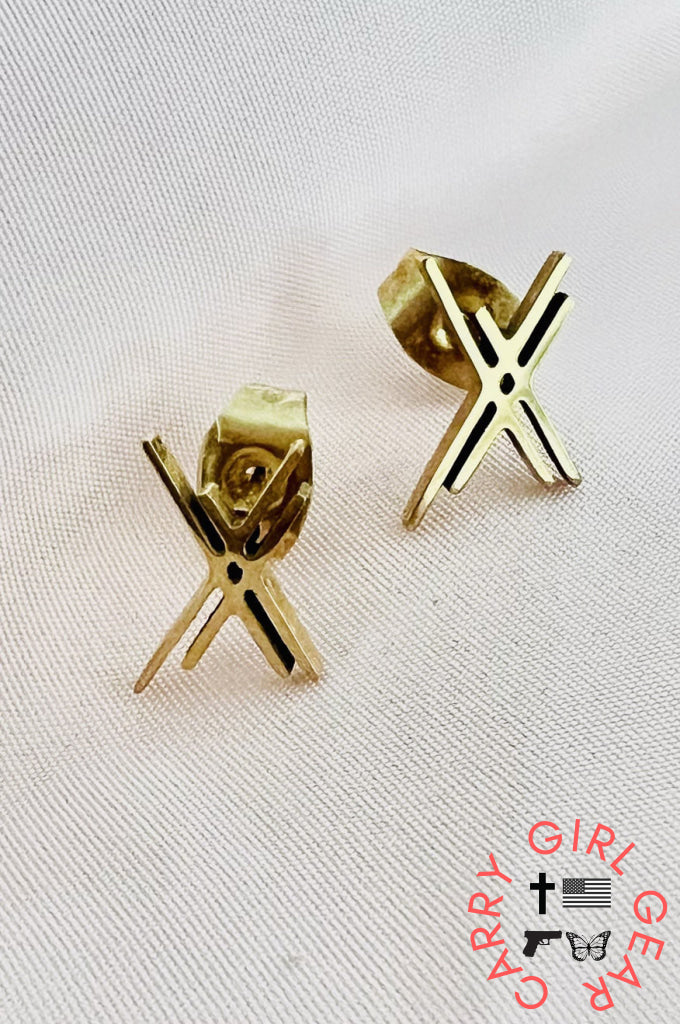 XX Pretty Little Patriot Logo Earrings