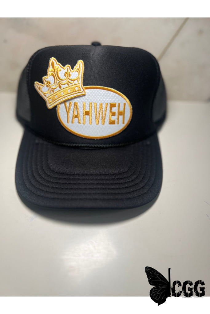 Yahweh Trucker Hat Black