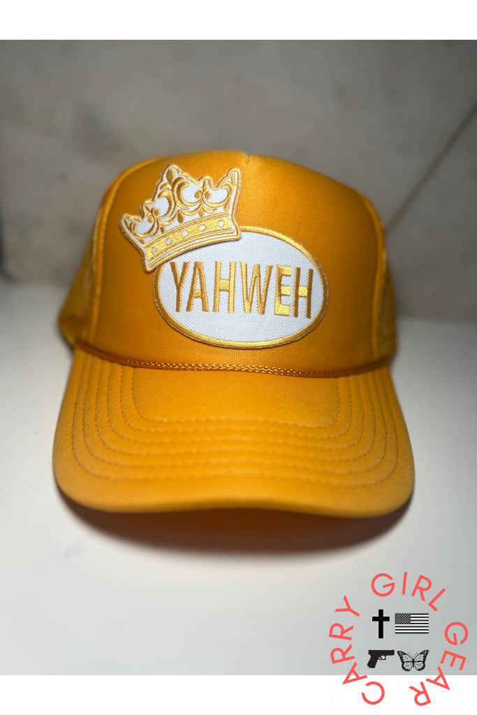 Yahweh trucker hat -clearance Gold