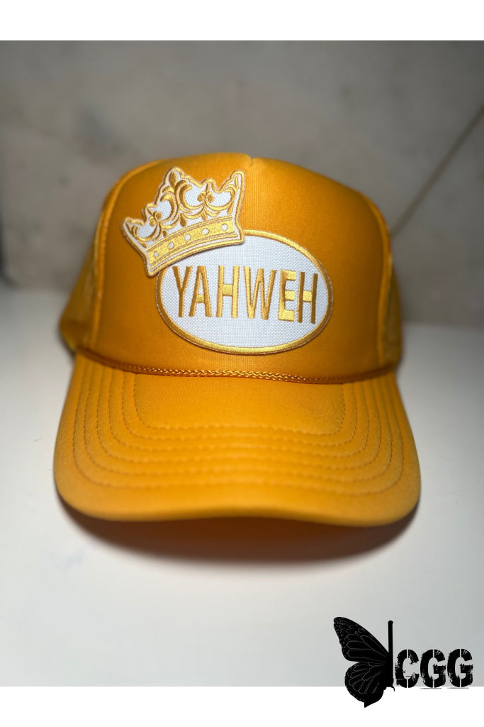 Yahweh Trucker Hat Gold