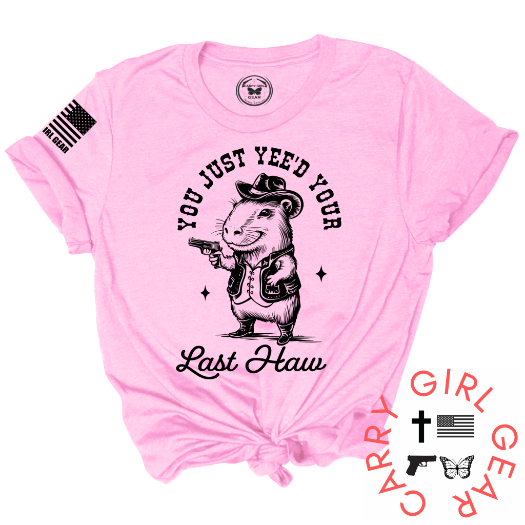Yee’d Your Last Haw Tee Xs / Pink Unisex Cut Cgg Perfect