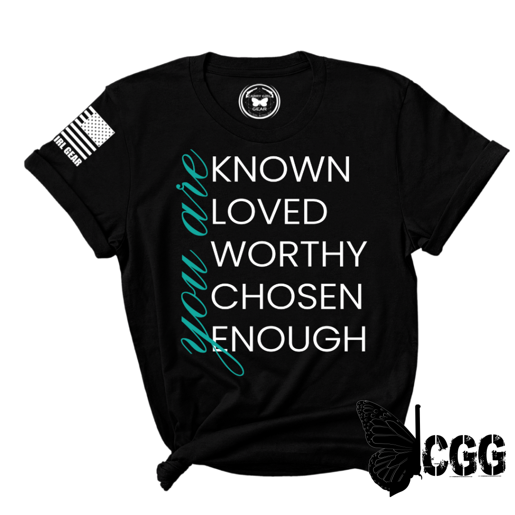 You Are Known Tee Xs / White Unisex Cut Cgg Perfect Tee