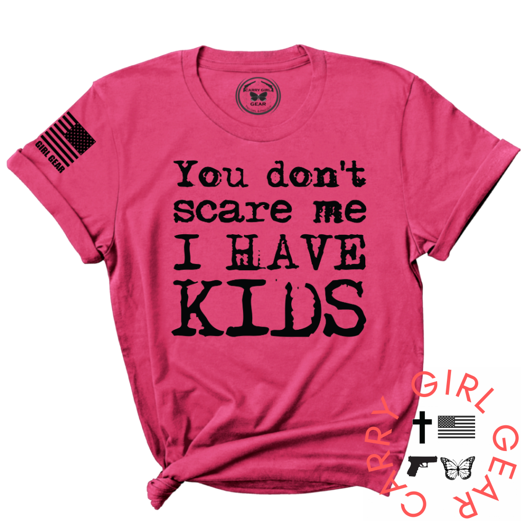You Dont Scare Me Tee Xs / Fuchsia Unisex Cut Cgg Perfect Tee
