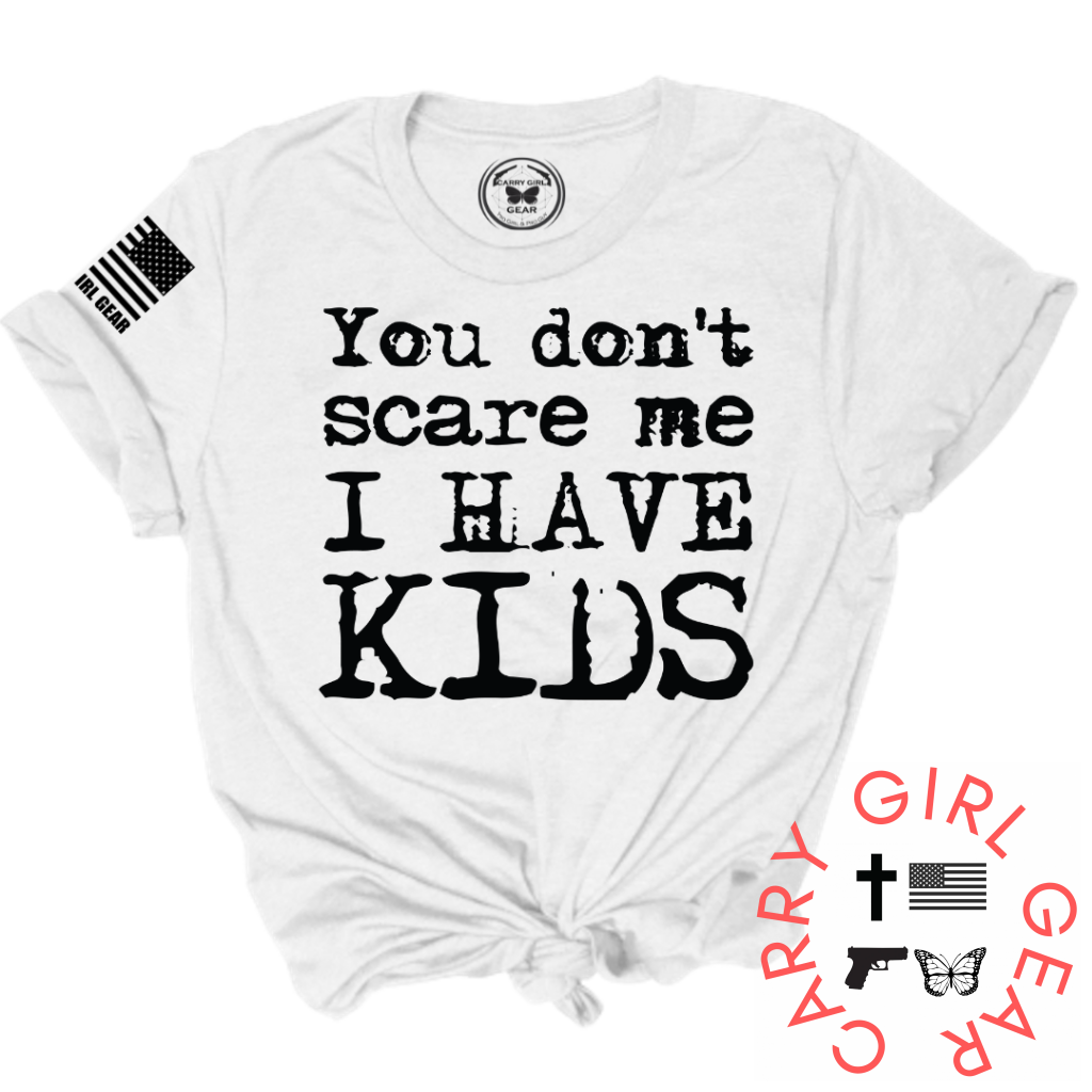 You Dont Scare Me Tee Xs / White Unisex Cut Cgg Perfect Tee