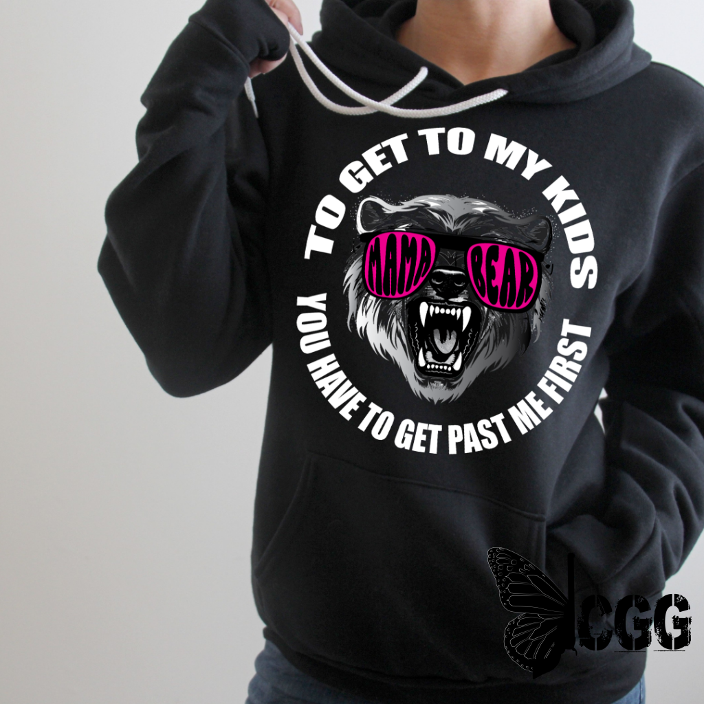 You Have To Get Past Me First Hoodie & Sweatshirt Pullover / Athletic Gray Xs