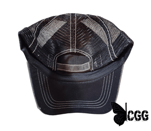 Cgg Savage Leather Patch Trucker Hats