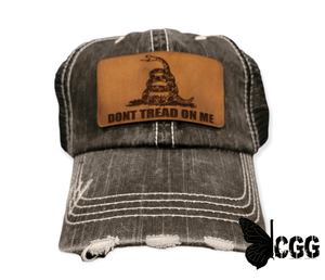 Dont Tread On Me Leather Patch Trucker