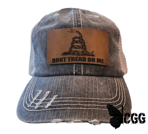 Dont Tread On Me Leather Patch Trucker