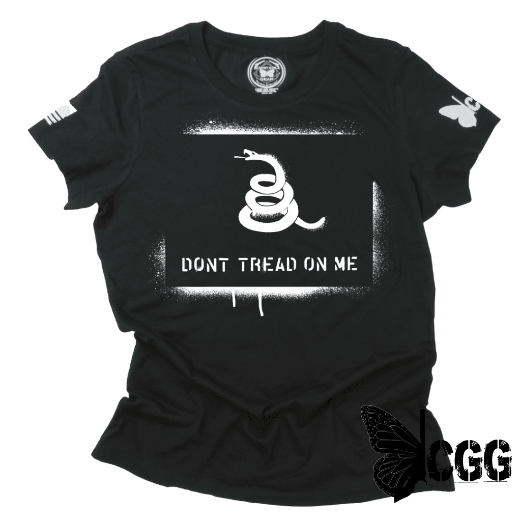 Dont Tread On Me***Jan 2023 Club Tee Xs / Black Womens Cut