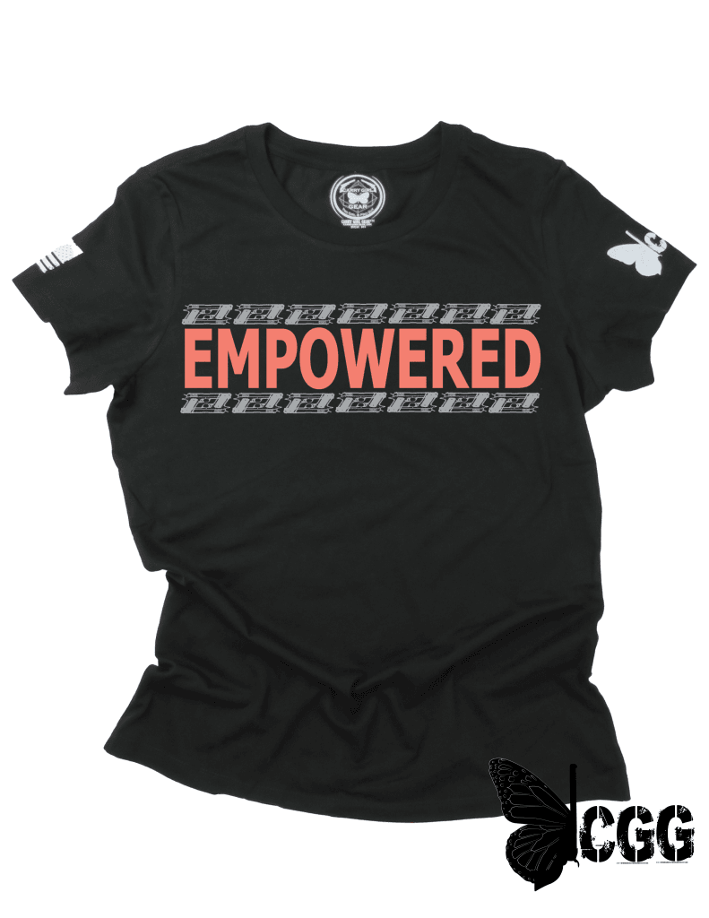 Empowered **march 2022 Club Tee Xs / Black Womens Cut