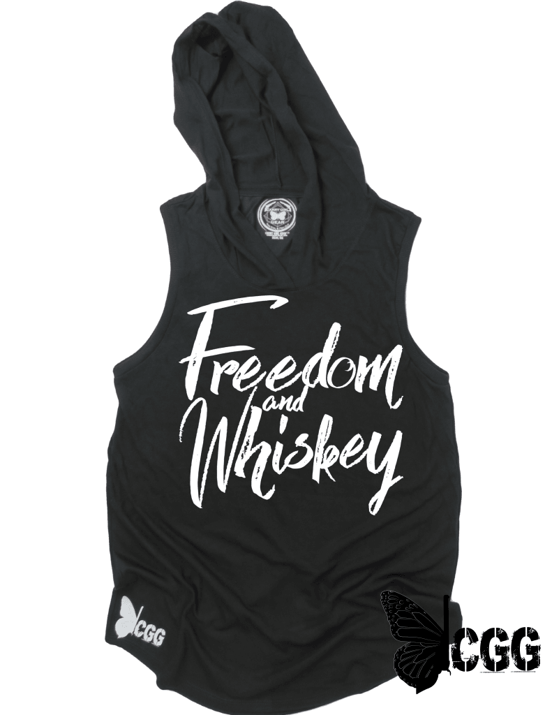 Freedom & Whiskey Hoodie Tank Xs / Black Frost Cgg Hoodie Tank