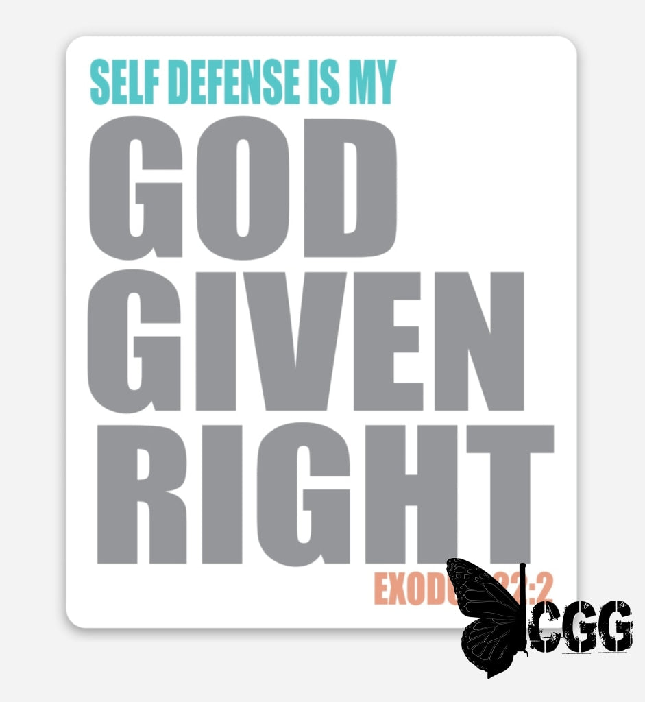 God Given Sticker