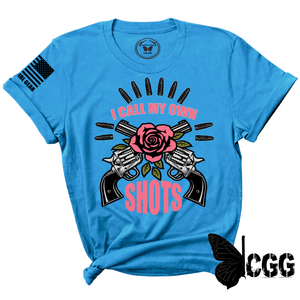 I Call My Own Shots Tee Xs / Turquoise Unisex Cut Cgg Perfect Tee