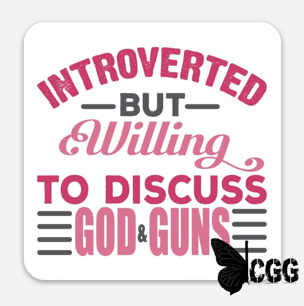 Introverted Sticker